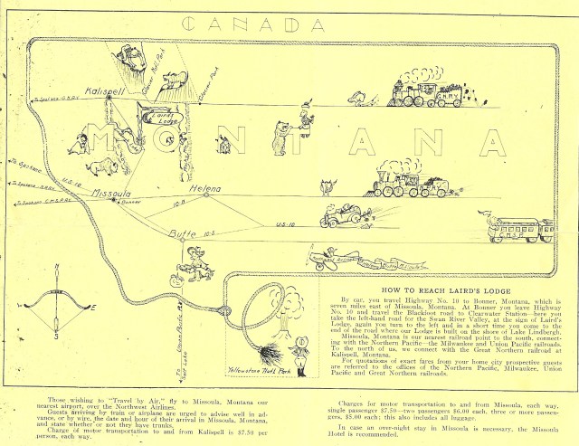 Directions to Laird's Lodge